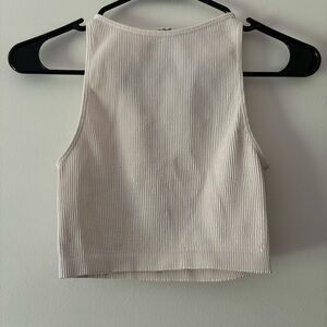 White Cotton On Seamless Benni High Neck Tank